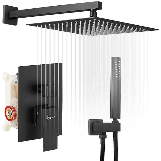 Rain Shower Faucet System Head Oil Rubbed Bronze with 10 Inch