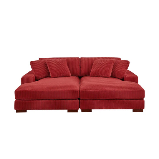 Drinel 90'' Square Arm Sofa