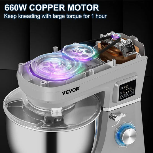 6 Speed 7.4 Quarts Stand Mixer Bowl Cover