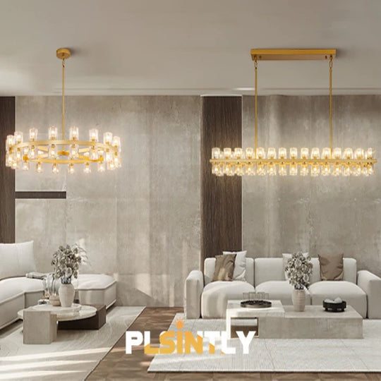 Wagon Wheel Chandelier with Crystal Shade