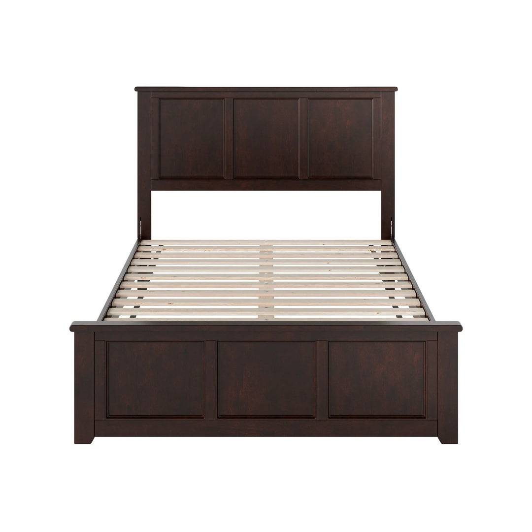 Charlotte Solid Wood Low Profile Platform Bed with Matching Footboard
