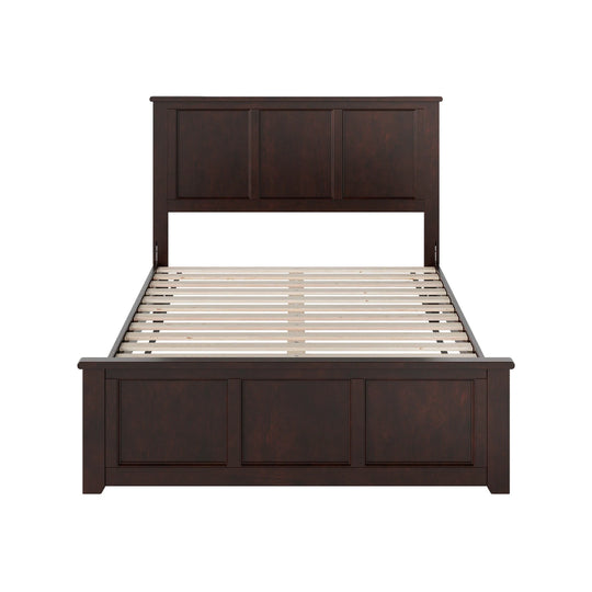 Charlotte Solid Wood Low Profile Platform Bed with Matching Footboard