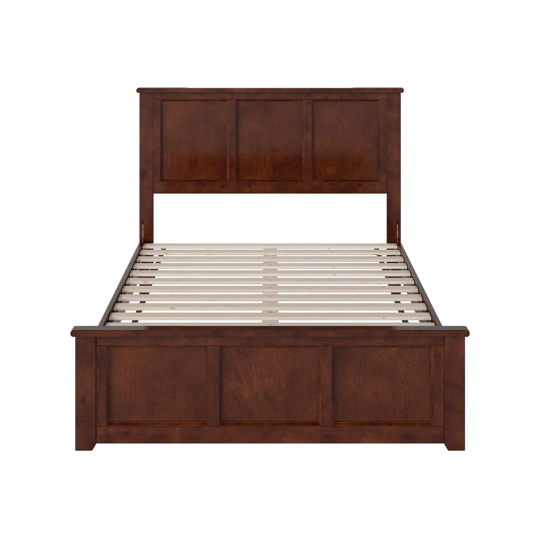 Charlotte Solid Wood Low Profile Platform Bed with Matching Footboard