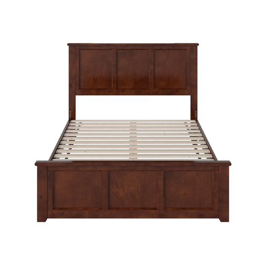 Charlotte Solid Wood Low Profile Platform Bed with Matching Footboard