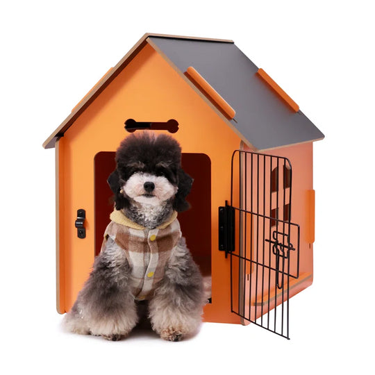 Wooden Movable Dog House