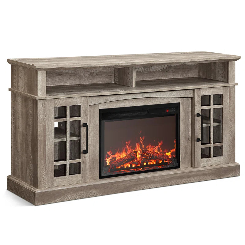 Kehaulani 65" Media Console TV Stands with Electric Fireplace