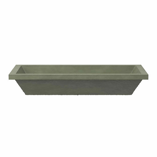 Arcata Nativestone Concrete Undermount Trough Bathroom Sink