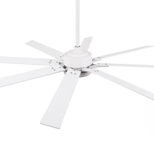 65-Inch Modern Reversible Dimmable Large Ceiling Fan with Light and Remote