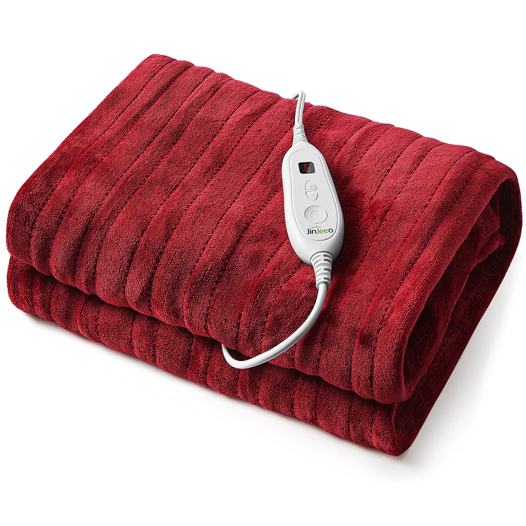 Flannel Electric Heated Blanket with Controller