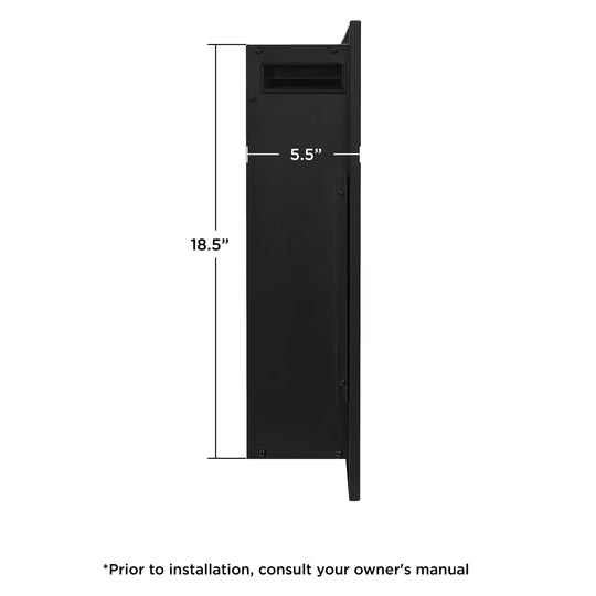 65" Wall Mounted/Recessed Electric Fireplace Insert by