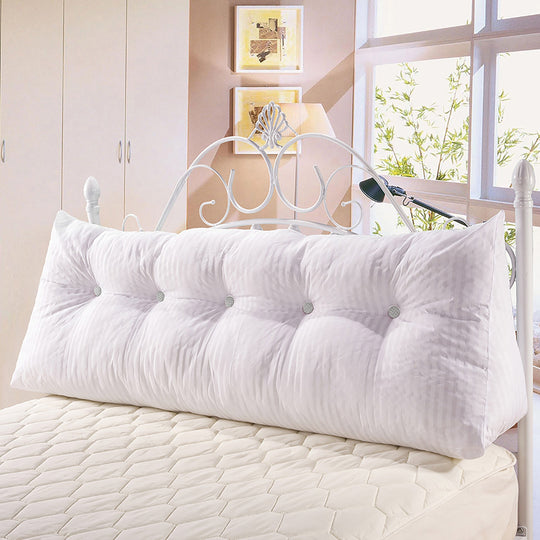 Bed Rest Wedge Reading Pillow Headboard Back Support Cushion