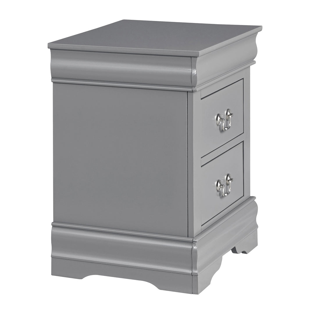 Modern Grey 2 - Drawer Nightstand