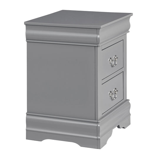 Modern Grey 2 - Drawer Nightstand