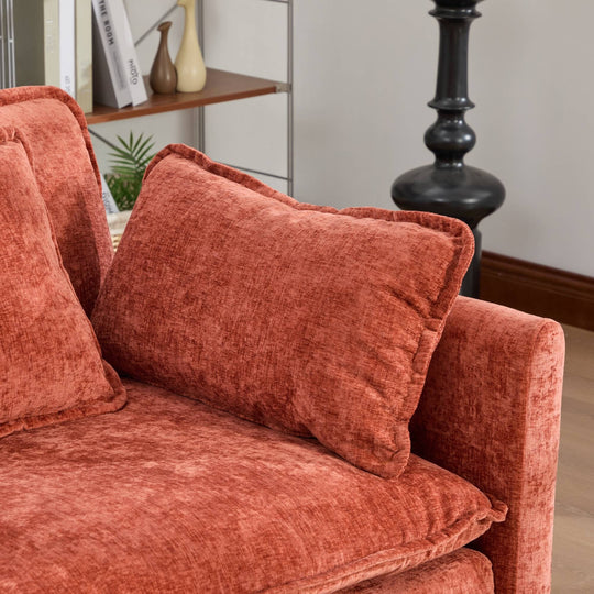 Cloud Sofa Loveseat,Modern Sectional Couch,Comfy Double Layer Upholstered Seat Cushion