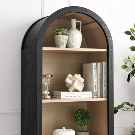 Evie Arched Bookcase Display Cabinet