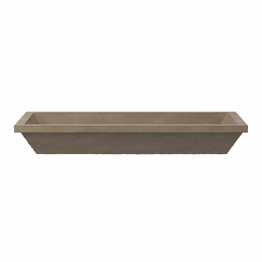 Arcata Nativestone Concrete Undermount Trough Bathroom Sink