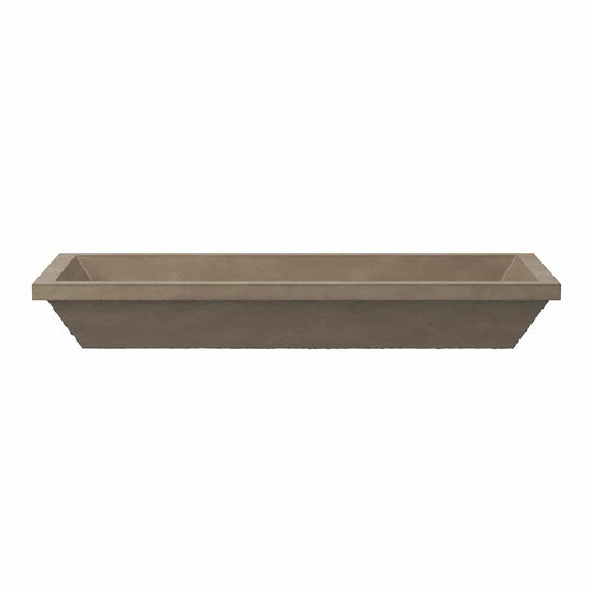 Arcata Nativestone Concrete Undermount Trough Bathroom Sink