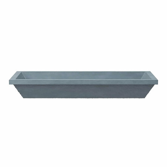 Arcata Nativestone Concrete Undermount Trough Bathroom Sink
