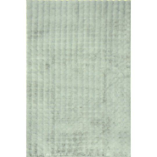 Jeni Solid Plush Machine Washable Area Rug