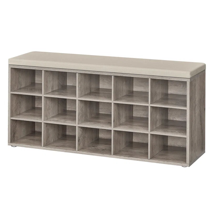 Jurina 15 Pair Shoe Storage Bench