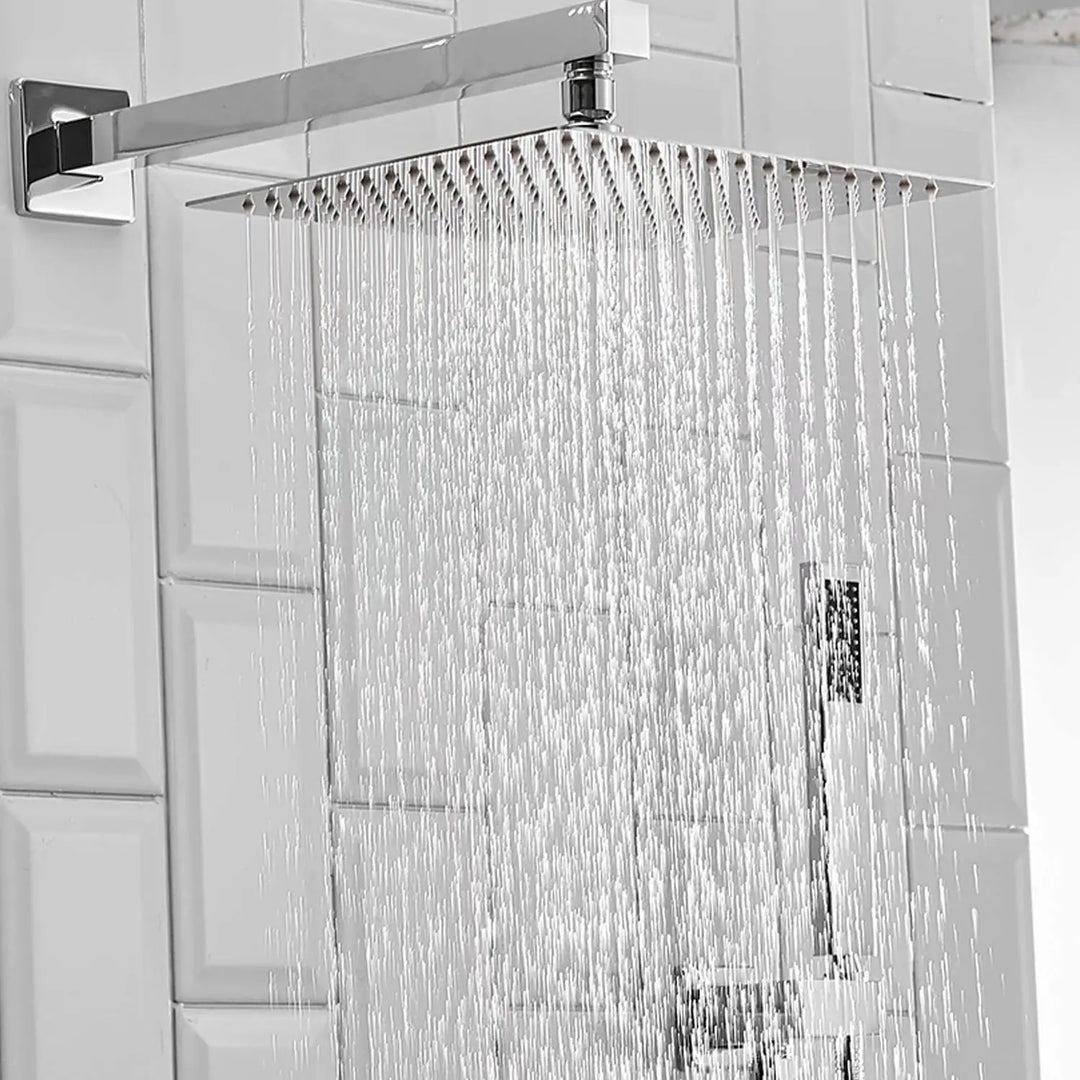 Rain Shower Faucet System Head Oil Rubbed Bronze with 10 Inch