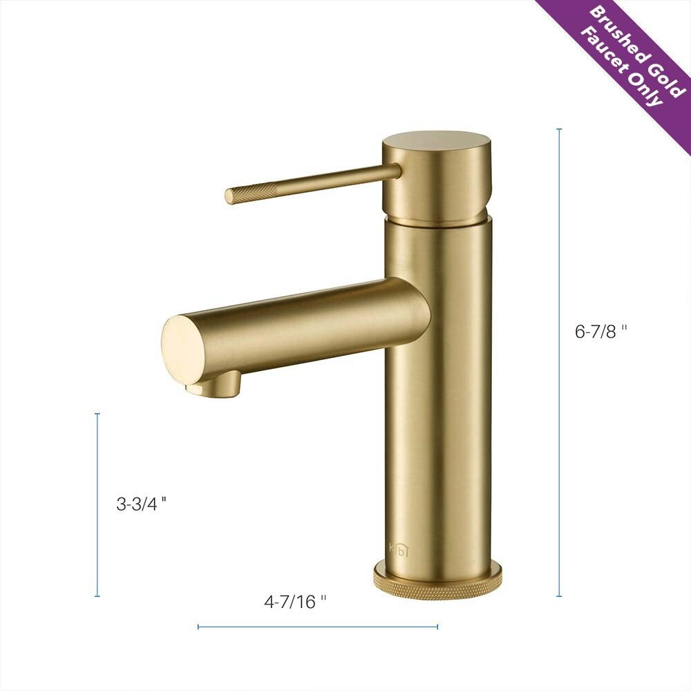 Luxury Single Hole Bathroom Faucet