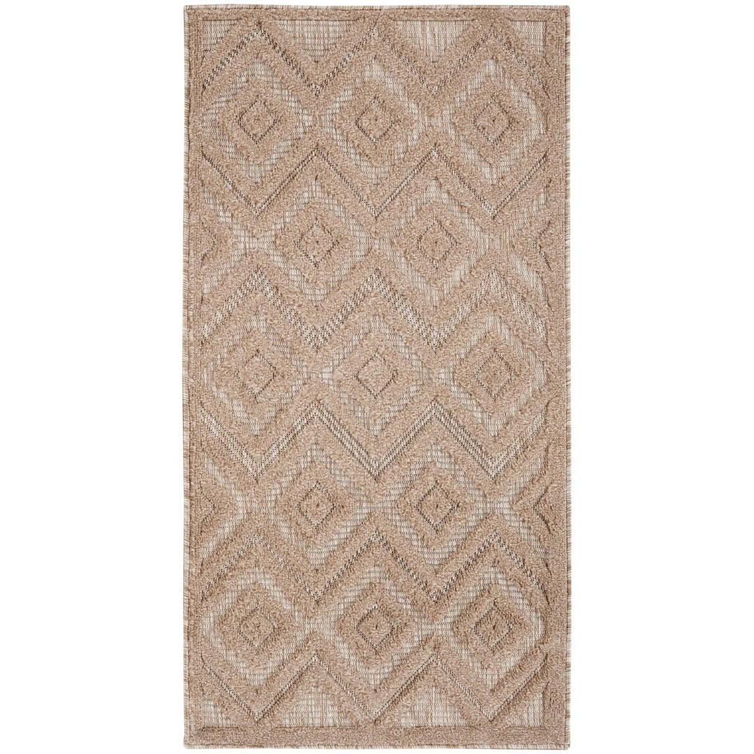 Versatile Indoor/Outdoor Geometric Flatweave Area Rug