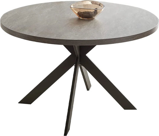 Garrell 46‘’ round Dining Table, Mid-Century round Kitchen Table for 4 Person, Modern Leisure Coffee Table