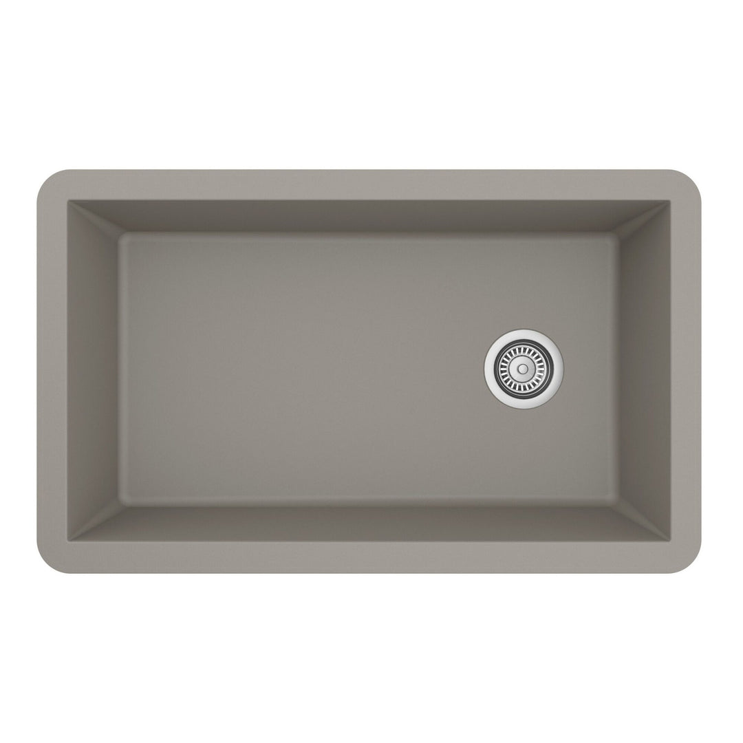 Undermount Quartz Single-Bowl Kitchen Sink