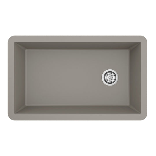 Undermount Quartz Single-Bowl Kitchen Sink