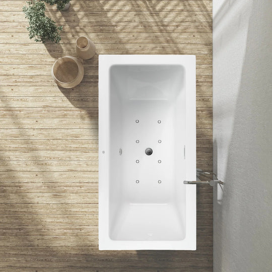 67" Acrylic Freestanding Soaking Bathtub