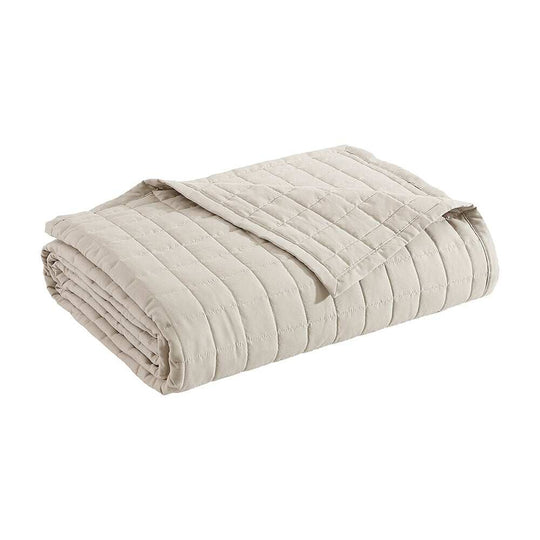 Lux Ultra-Soft Lightweight California Square Quilt