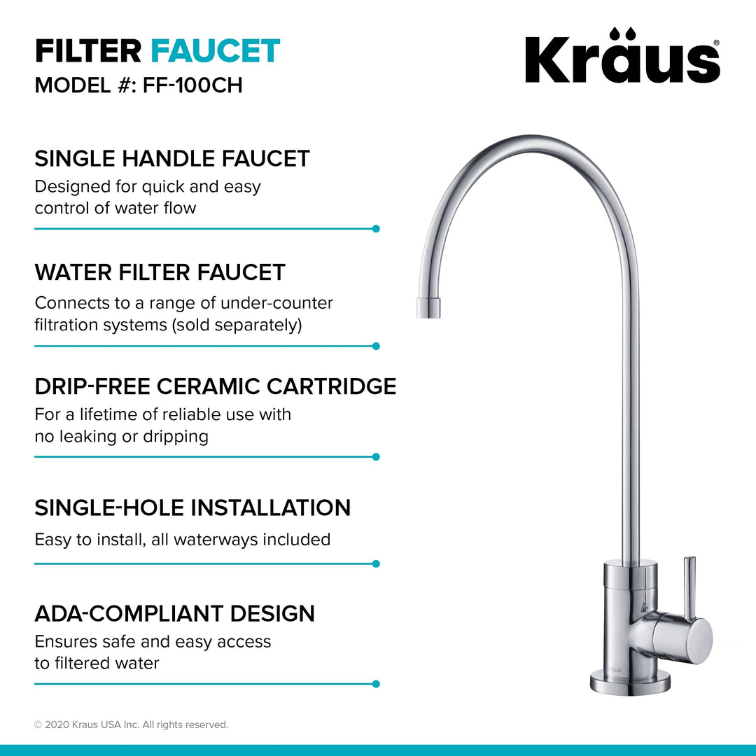 2-Function 1-Handle 1-Hole Pulldown Sprayer Brass Kitchen Faucet