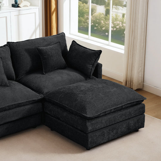 Modular Sectional Sofa, 102 Inch L Shaped Couch Set for Living Room
