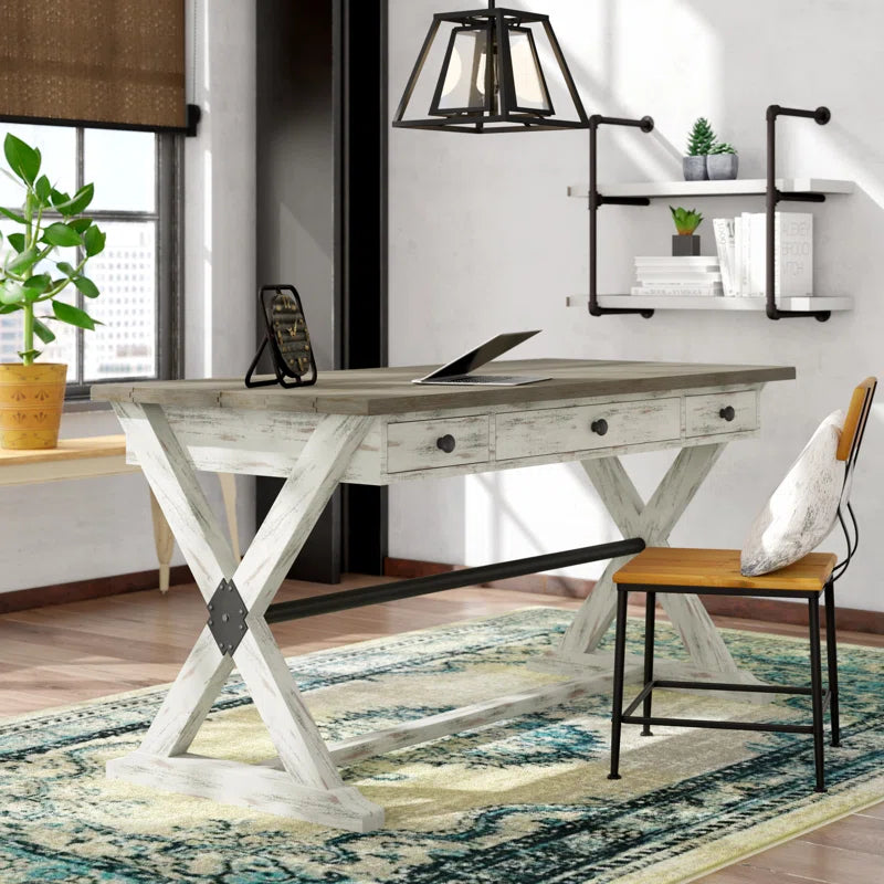 Gerke Solid Wood Writing Desk