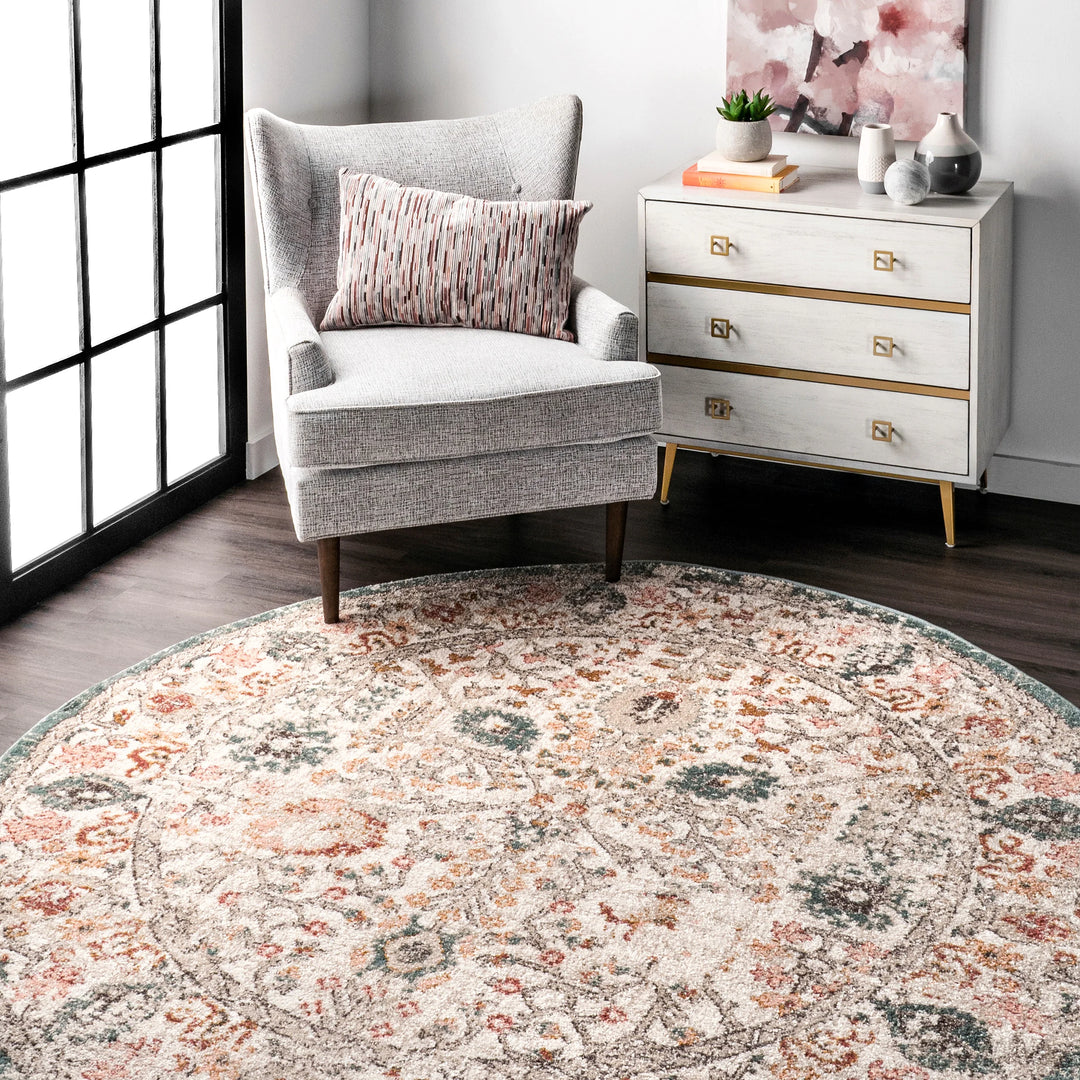 Lenore Vintage Floral Area Rug