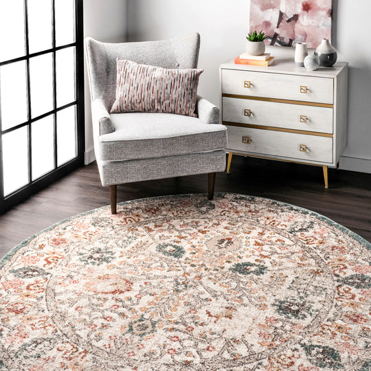 Lenore Vintage Floral Area Rug