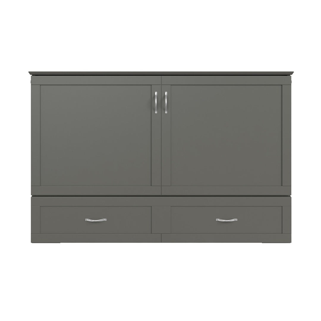 Hamilton Murphy Bed Chest with Mattress and Storage Drawer
