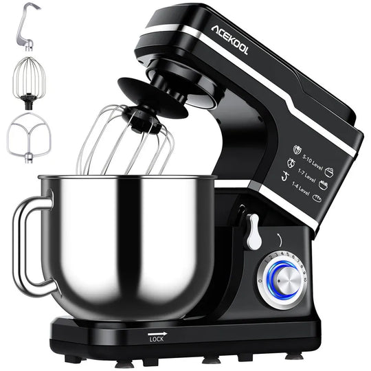 7.5 Quarts 10 Speed Tilt Head Kitchen Stand Mixer