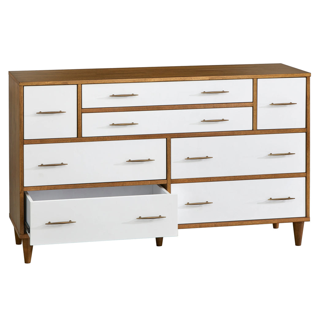 Ana 8-Drawer Mid-Century Modern Dresser