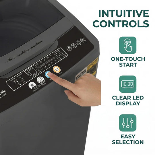 20 Lb Capacity Portable Washing Machine with Turbo Wash Technology - 2-In-1 Washer & Spin Dryer Combo