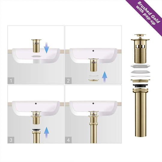 Luxury Single Hole Bathroom Faucet