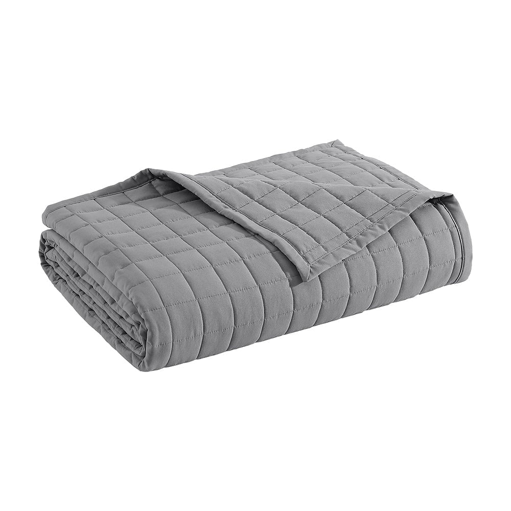 Lux Ultra-Soft Lightweight California Square Quilt
