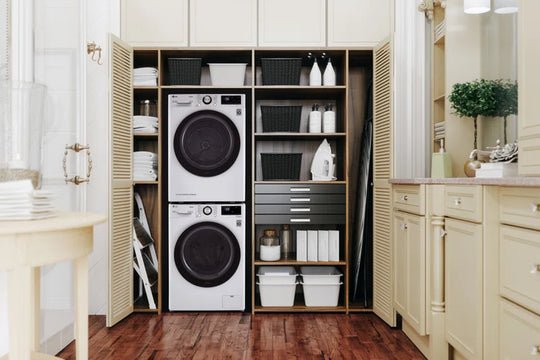 Smart Wi-Fi Enabled Compact Front Load Washer with Built-In Intelligence, White, 2.4 Cu. Ft.