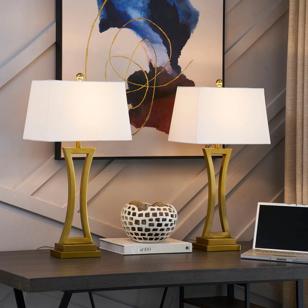 30.75" Bedside Table Lamp Set (Set of 2)