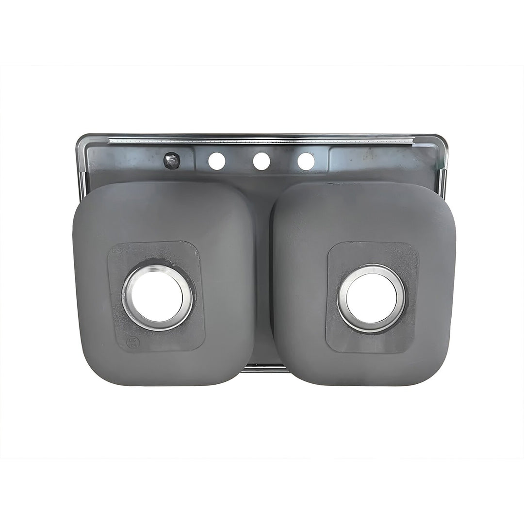 Drop in Double Bowl 304 Stainless Steel Kitchen Sink