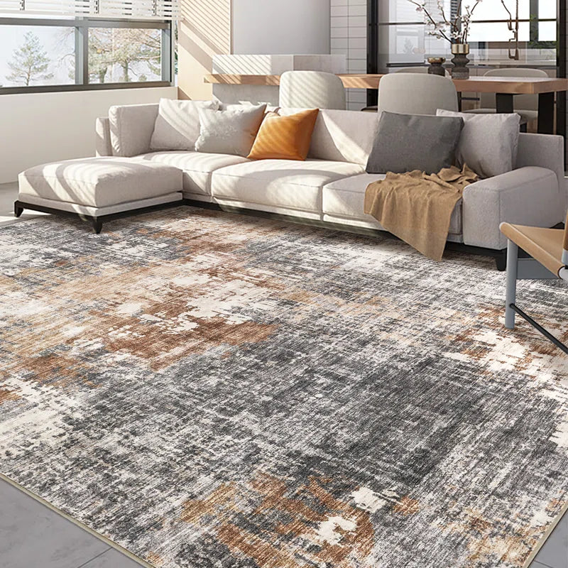 Dagmar Area Rug Living Room Rugs - Large Soft Indoor Neutral Modern Abstract Low Pile Washable Rug Carpet for Bedroom Dining Room Farmhouse Home Office