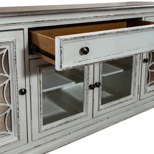 Colchester Entertainment Center for Tvs up to 80" - Antique White