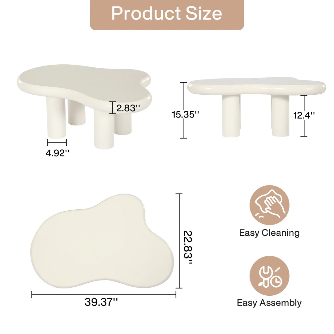 Modern Cloud Coffee Table Center Table for Living Room