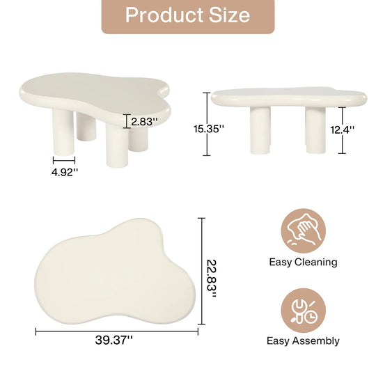 Modern Cloud Coffee Table Center Table for Living Room